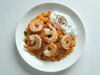 Prawns biryani