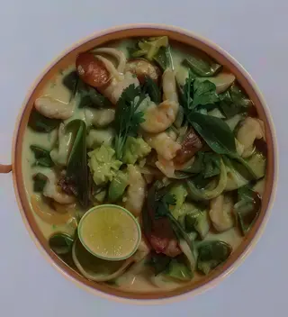 Green Curry Prawn