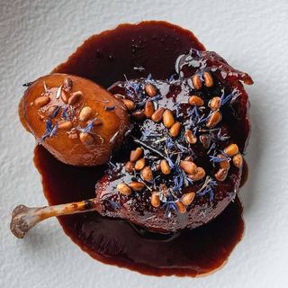 Udko z kaczki w karmelu winnym