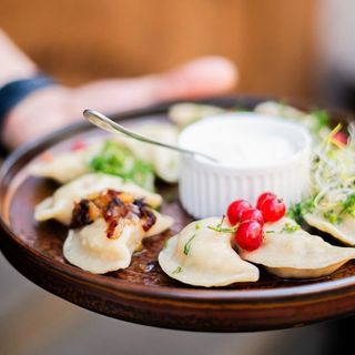 pierogi z wątróbką drobiową