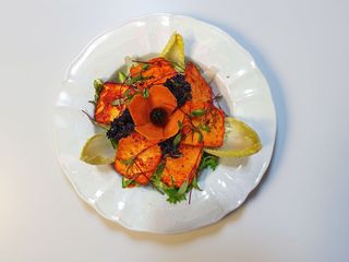 Paneer tikka salad