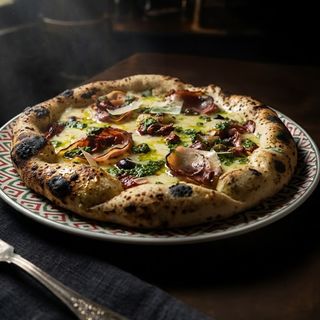 PIZZA Z CZOSNKIEM NIEDŹWIEDZIM