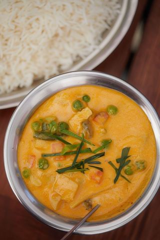 Żółte curry z warzywami