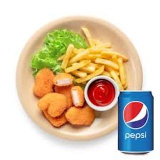 Chicken nuggets Box 7szt with Pepsi 0.33l