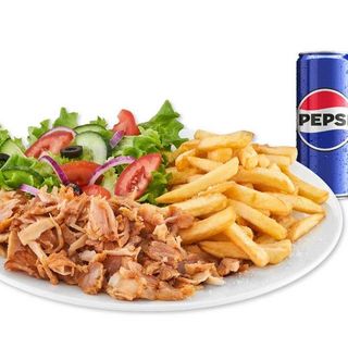 Doner Danie na Talerzu sredni plus 0.33l pepsi