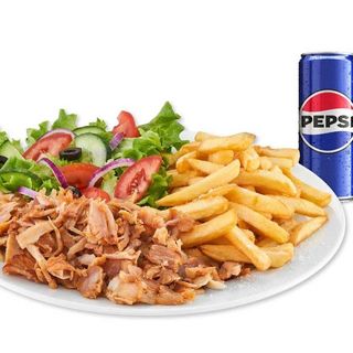 Doner Danie na Talerzu Mega plus 0.33l Pepsi