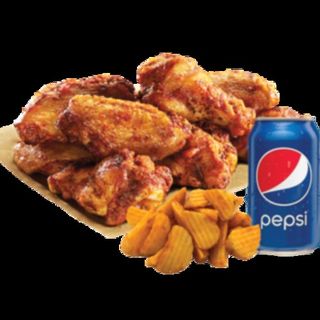 Chicken Wings Box 10szt Plus 0.33l Pepsi