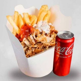 Kebab Box z Serem Sredni Plus 0.33l Pepsi