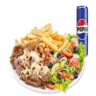 Doner Dania na Talerzu Duży z serem plus 0,33l Pepsi