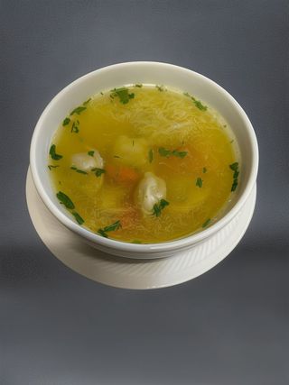 Rosół z kołdunami