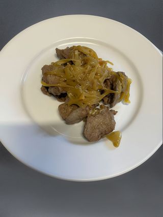 Wątróbka z cebulą