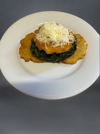 Placki ze szpinakiem