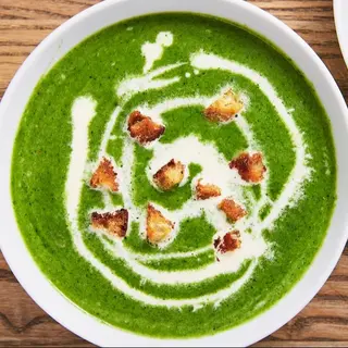 Zupa Mushroom palak soup
