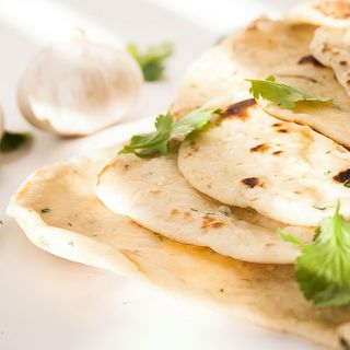Garlic-Coriander Naan