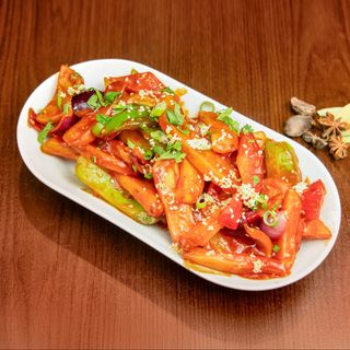 Honey chilly potatoes