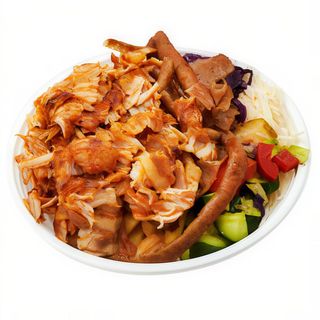 Mały Talerz Kebab (mięso 190gr)