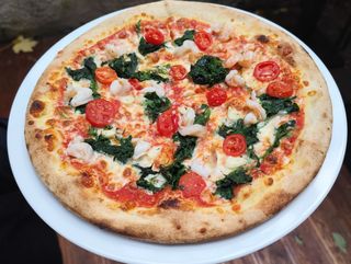 Pizza z krewetkami 30 cm