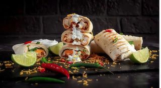 Rollo Kebab z serem średni