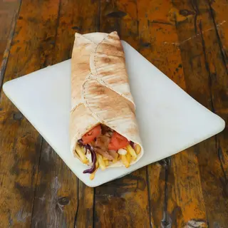 Rollo kebab z frytkami