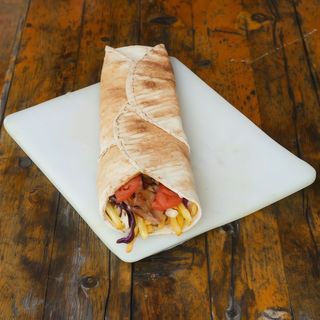 Rollo kebab z frytkami