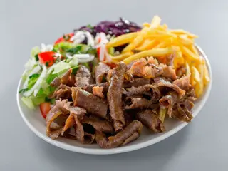 Danie na talerzu duże