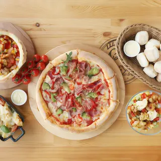 Pizza Pół na pół 60cm (4-6 os.)