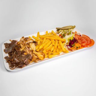 Kebab z falafelem
