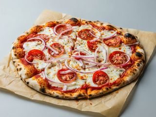 Pizza Diavola con Olive Verdi