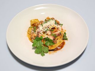 Trenette z grillowanymi warzywami