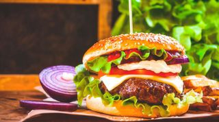 Hell's Chicken Burger