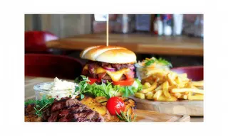 Jack Daniel's Smokey BBQ burger
