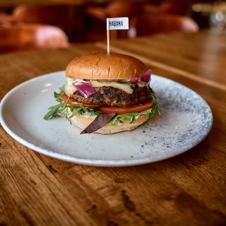 Blue cheese burger
