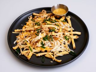 Cheddar cheese fries