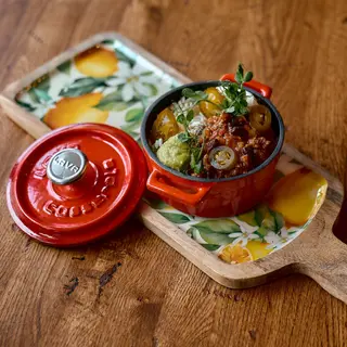 Beef fajita bowl