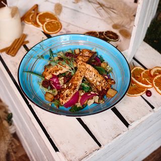 Grilled salmon salad