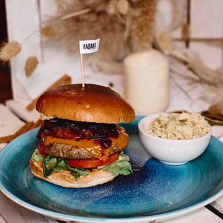 Hawaiian teriyaki burger