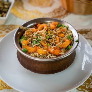 Fries Rice with Prawns