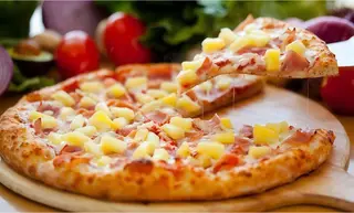 Pizza Hawajska mega 60 cm.