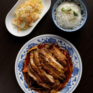 509. Chrupiące udko z kurczaka a'la kaczka po syczuańsku 