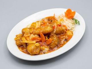 Chrupiąca ryba﻿ sos słodko kwaśny