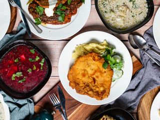 Makaron po meksykańsku/wieprzowina/ser