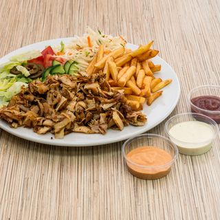 Yemy danie z frytkami (XXL)