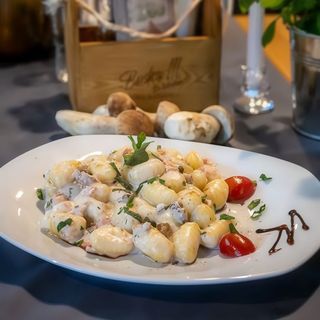 Gnocchi con filetto  di manzo