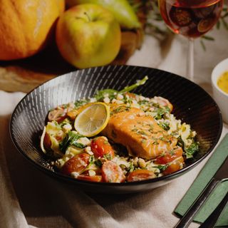 Risotto z krewetkami /wege, bez glutenu/