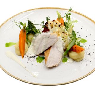 Pierś z kurczaka w sosie gorgonzola