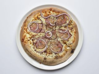 Pizza Carbonara - mega 50 cm