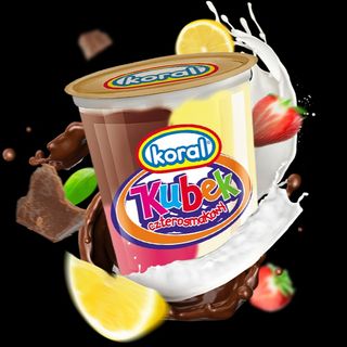 Lody koral w kubku 4 smaki 89 g /180 ml