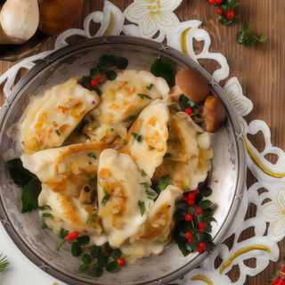 Pierogi z kapustą i grzybami 7 szt