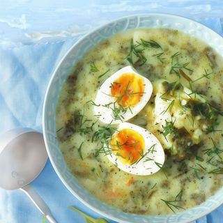 Zupa Szczawiowa z jajkiem