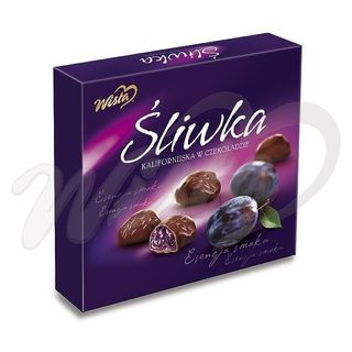 Bombonierka śliwka w czekoladzie w polewie kakaowej 300 g